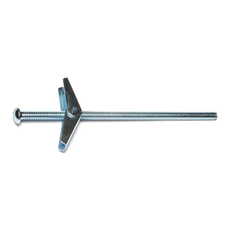 MIDWEST FASTENER Toggle Bolt, 6" L, Steel, 8 PK 60267